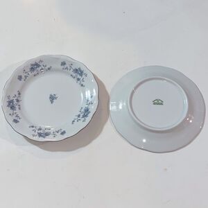 Traditions Fine China Johann Haviland White&Blue Floral Dinner Plates 6311-6111
